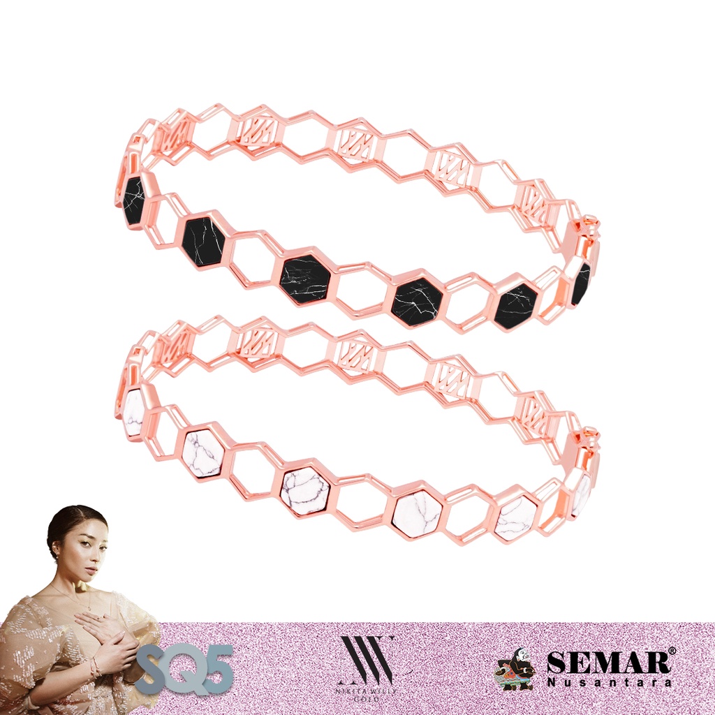 Nikita Willy Gold Gelang Emas Renaissance Castella 10K Bangle