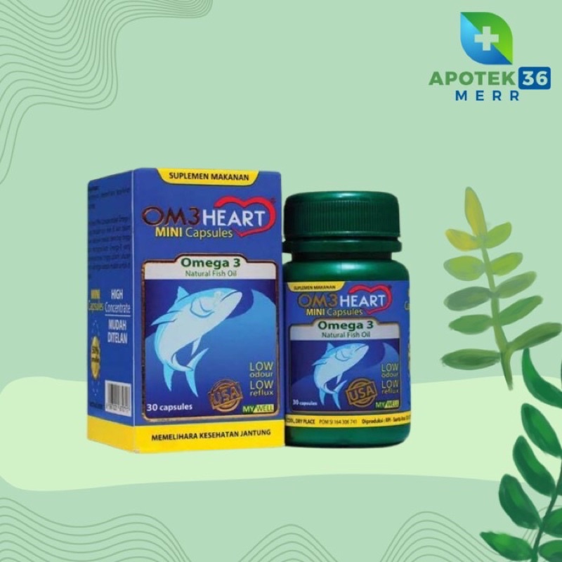 OM3HEART FISH OIL OMEGA 3 ISI 30 CAPL