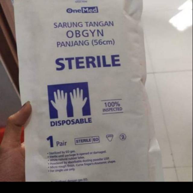 Ready Sarung Tangan Steril Obgyn Onemed