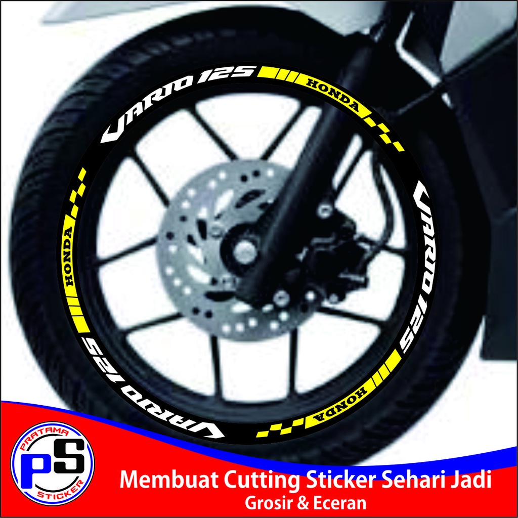 sticker velg motor Vario 125
