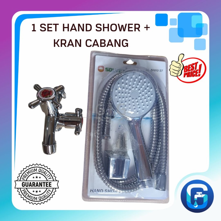 Paket Hand shower A dan Kran cabang paket promo hand shower kamar mandi
