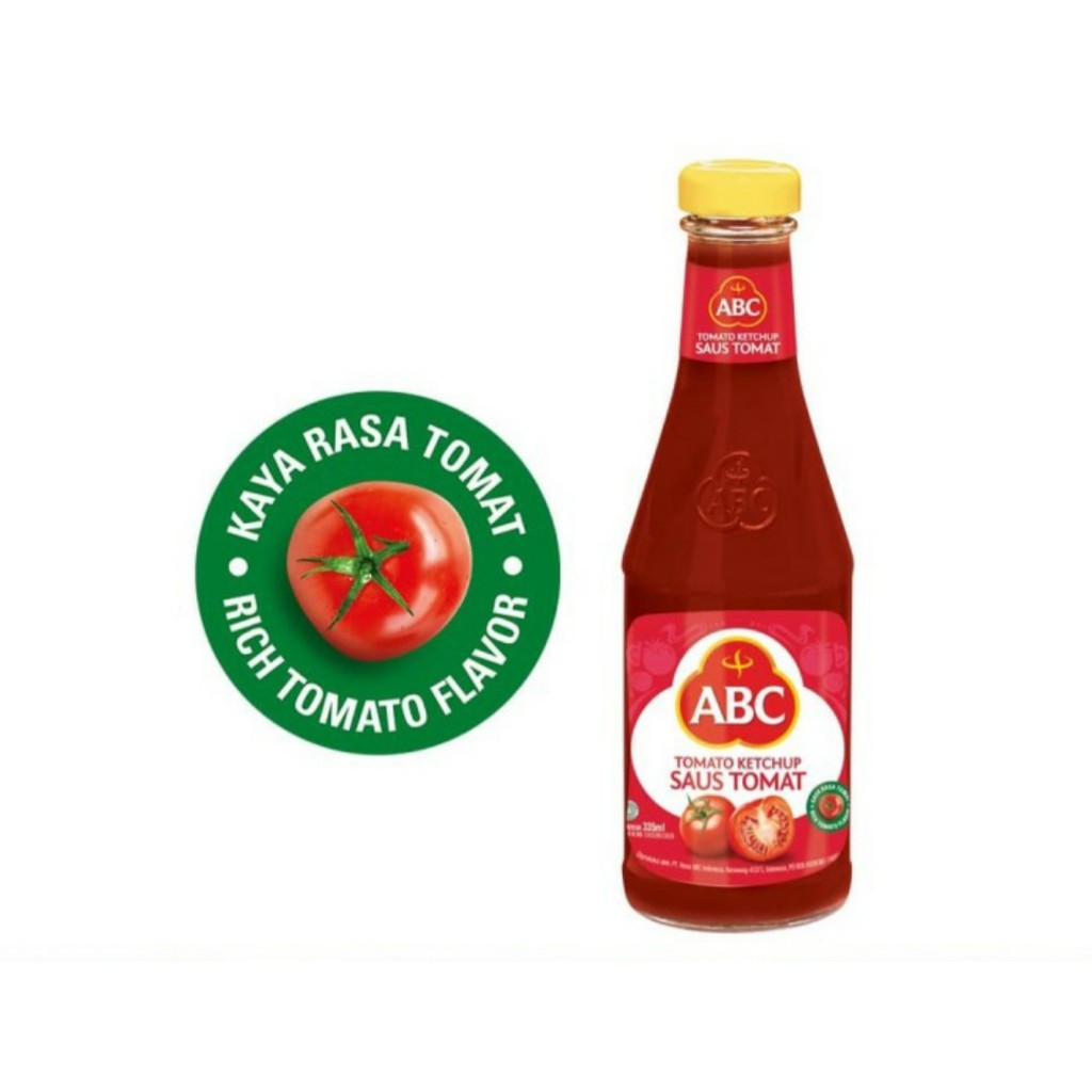 SAUS TOMAT ABC 335ML TOMATO SAUCE KETCHUP