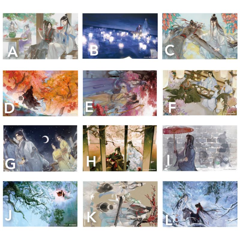 [READY] Postcard MDZS Mo Dao Zu Shi Grandmaster of Demonic Cultivation