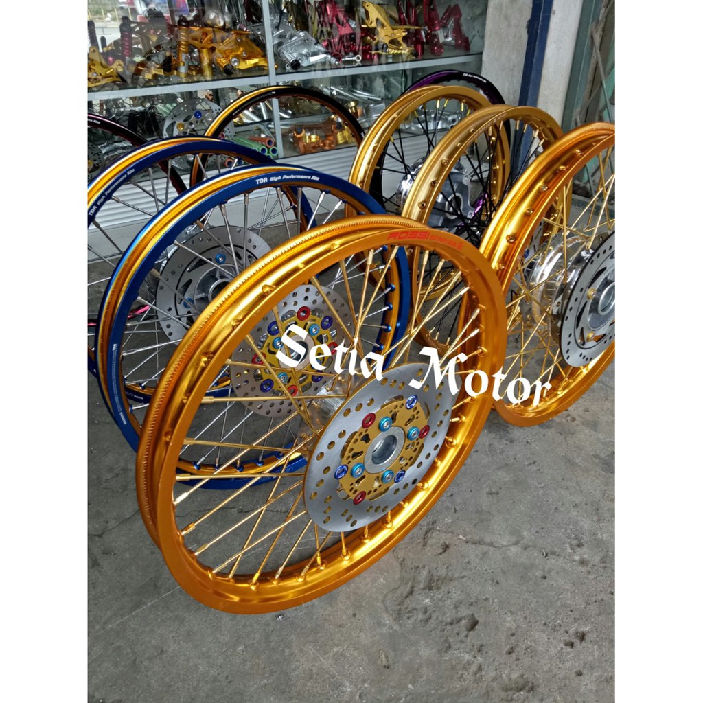 Velg Tdr Sepaket Tromol Jari Jari Cakram Bonus Rakit Motor Matic