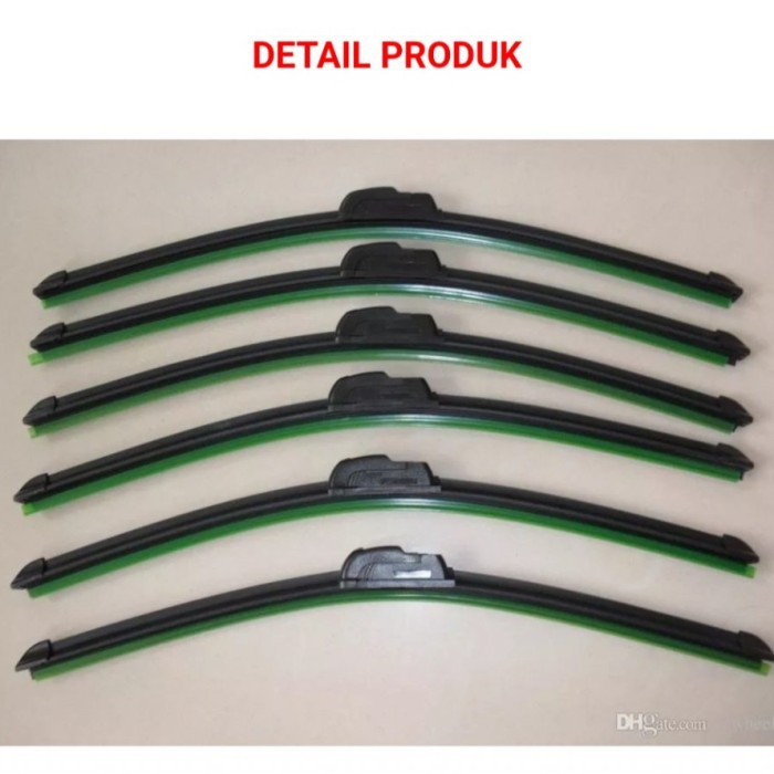 PAKET 2 PCS SEPASANG Shoft wiper frameless good quality