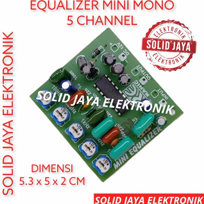 Kit Equalizer Mini 5 Channel Vr Trimpot Ekualiser Equaliser Pantomim