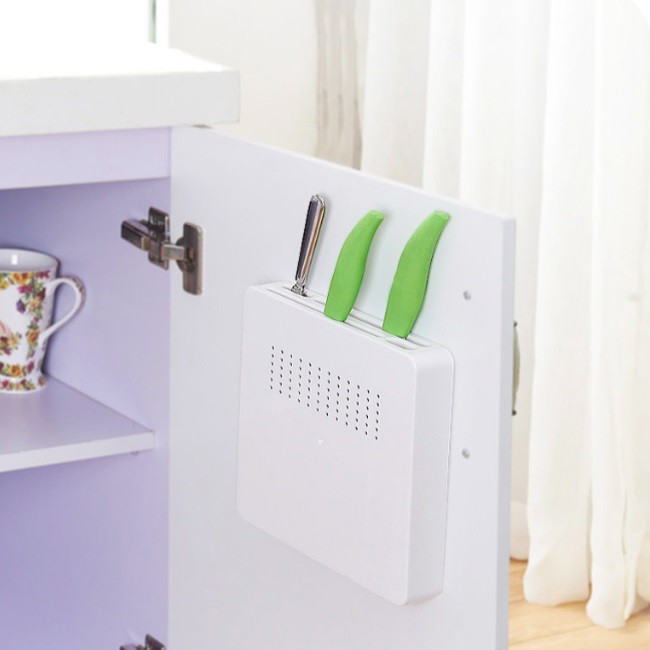 Tempat Kotak Gantung Pisau Golok Gunting Dinding Dapur Samping Kabinet Dapur Hanging Knife Holder