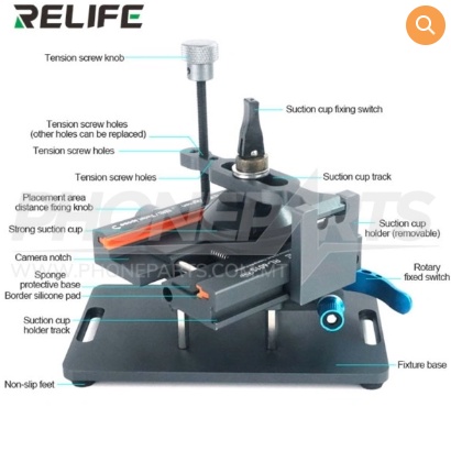 Ragum Relife RL-601S Plus 2in1 Rotary / Ragum Untuk Glass Kaca/Buka Lcd