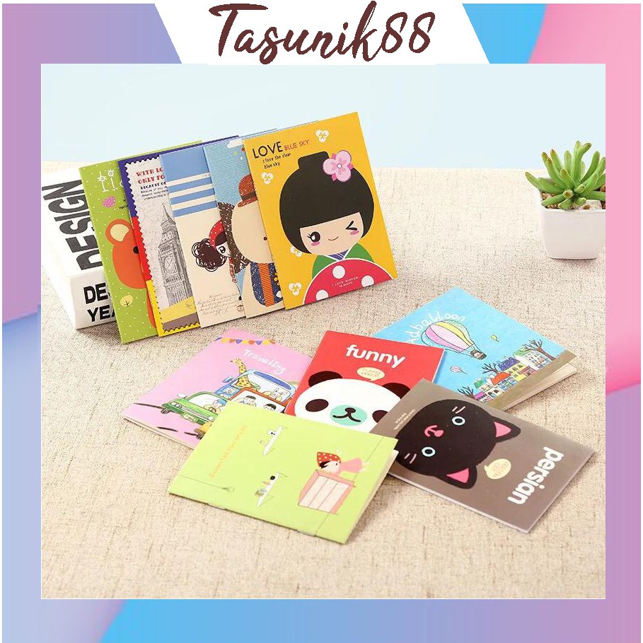 

⭐TasUnik88⭐ R038 BUKU TULIS MINI NOTE BOOK CATATAN LUCU ANAK SEKOLAH IMPOR MURAH COD