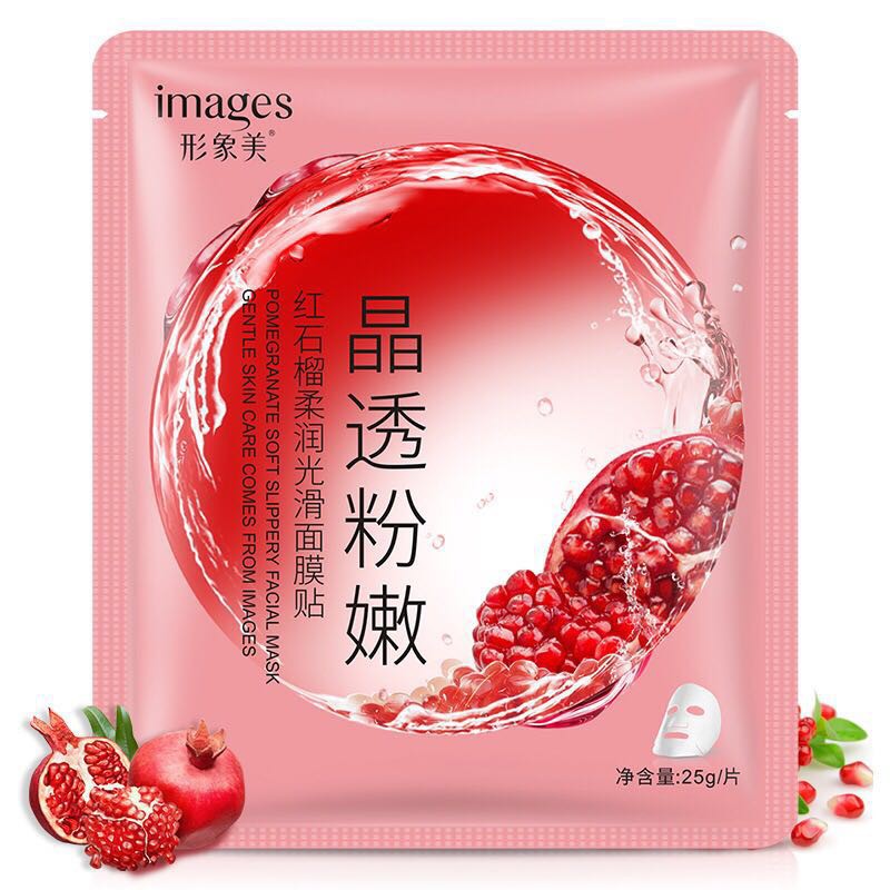 IMAGES Masker Gentle Skin Aloe Vera / Ocean Aqua / Pomegranate Facial Mask