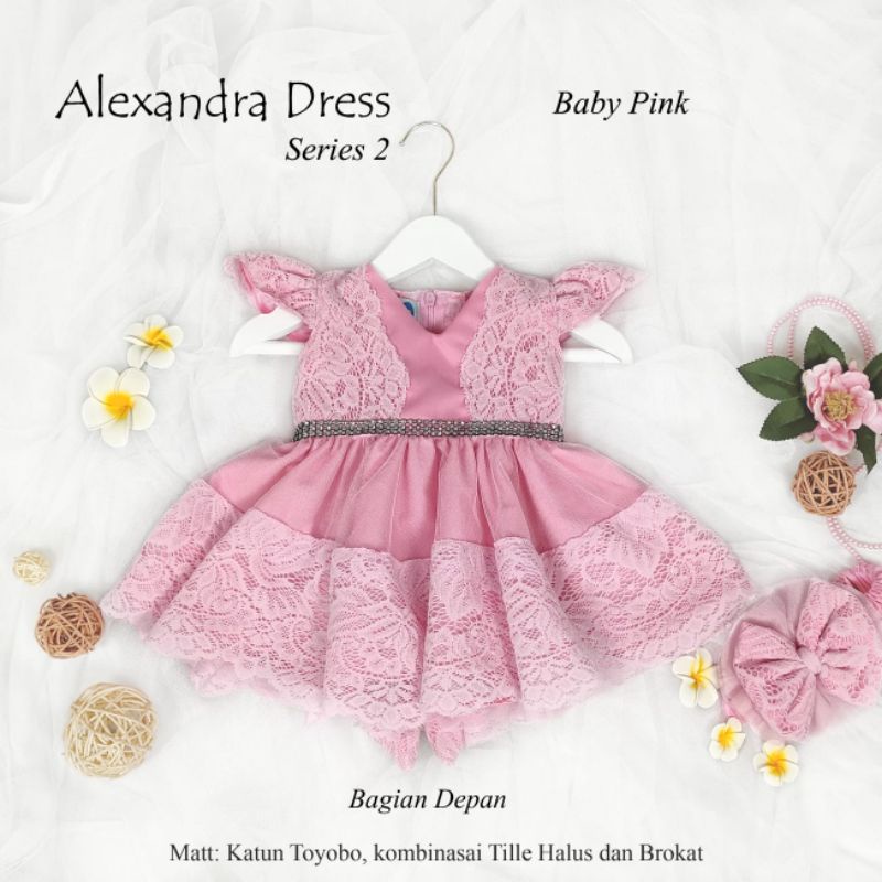 ALEXANDRA DRESS SERIES 2/DRESS PESTA/DRESS BRUKAT MURAH/DRESS PESTA ANAK MURAH/DRESS ANAK MURAH