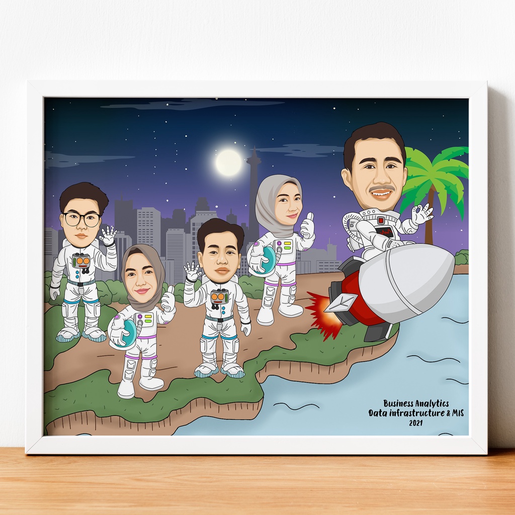 

Karikatur Digital Sketsa Tambahan Wajah / Pengerjaan 2 hari