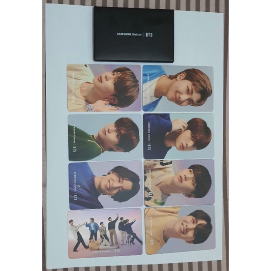 BTS x Samsung S21 Official Photocard PC V Taehyung Jungkook Jimin Jin RM Suga Jhope