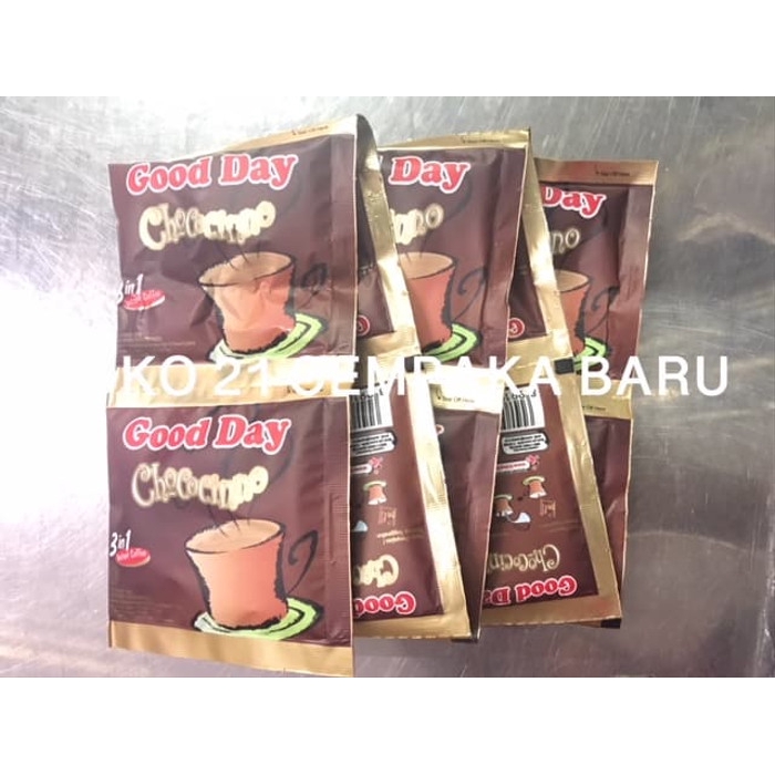 

Good Day Biasa Rasa CHOCOCINNO 1 renceng isi 10 sachet | Coklat Kopi Good Day Coffee