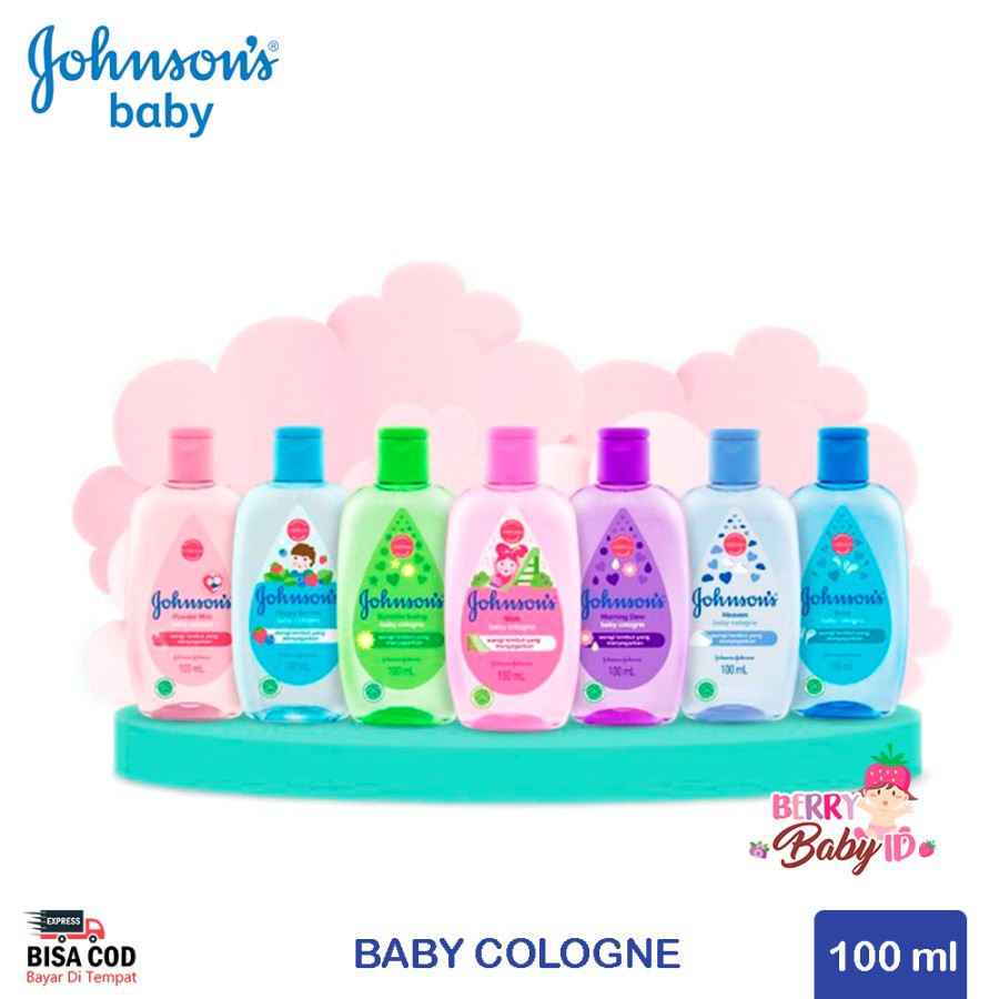 Johnson's Baby Cologne Parfum Bayi Anak Minyak Wangi 100ml Johnsons Berry Mart