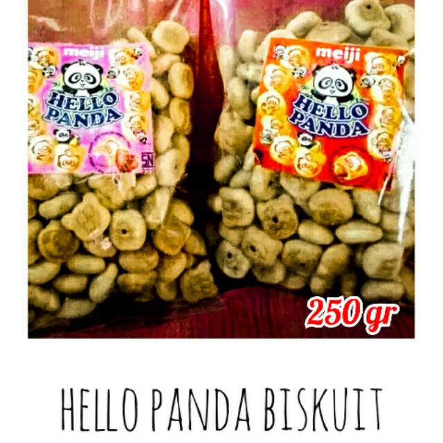 

Hello Panda Biskuit rasa Coklat dan Stroberi | Snack Kiloan Murah Original Cemilan / 250 gr