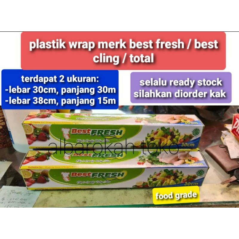 Plastic Wrap BEST CLING 30cm × 30M / plastic wrap best fresh 30cm x 30M