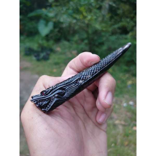 Nobira98 Once Tanduk Kerbau Asli/Once Tanduk Ukir Naga/Once Tanduk Kerbau Bule