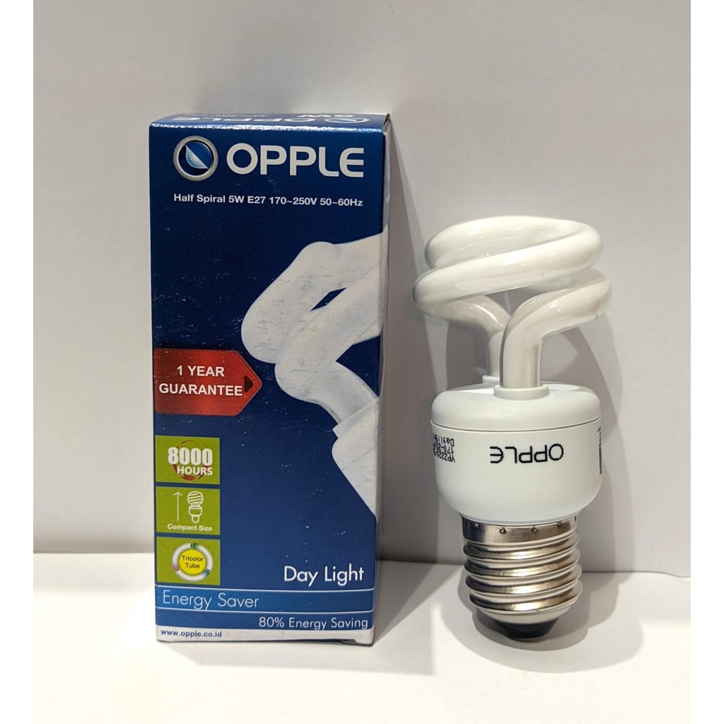 FLASH SALE Lampu OPPLE Spiral Tornado Helix 5w 12w 20w 23Watt 45 Watt OBRAL CUCI GUDANG