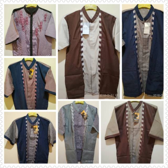 Koko Lengan Pendek / baju koko pria / baju koko lengan pendek pria