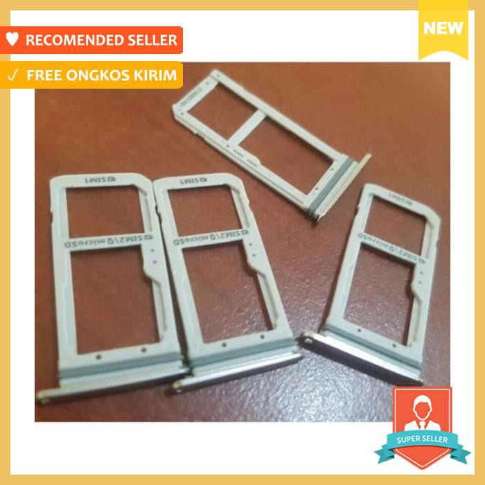 sim tray slot sim card hybrid dual sim samsung galaxy s7 edge original - sim tray handphone
