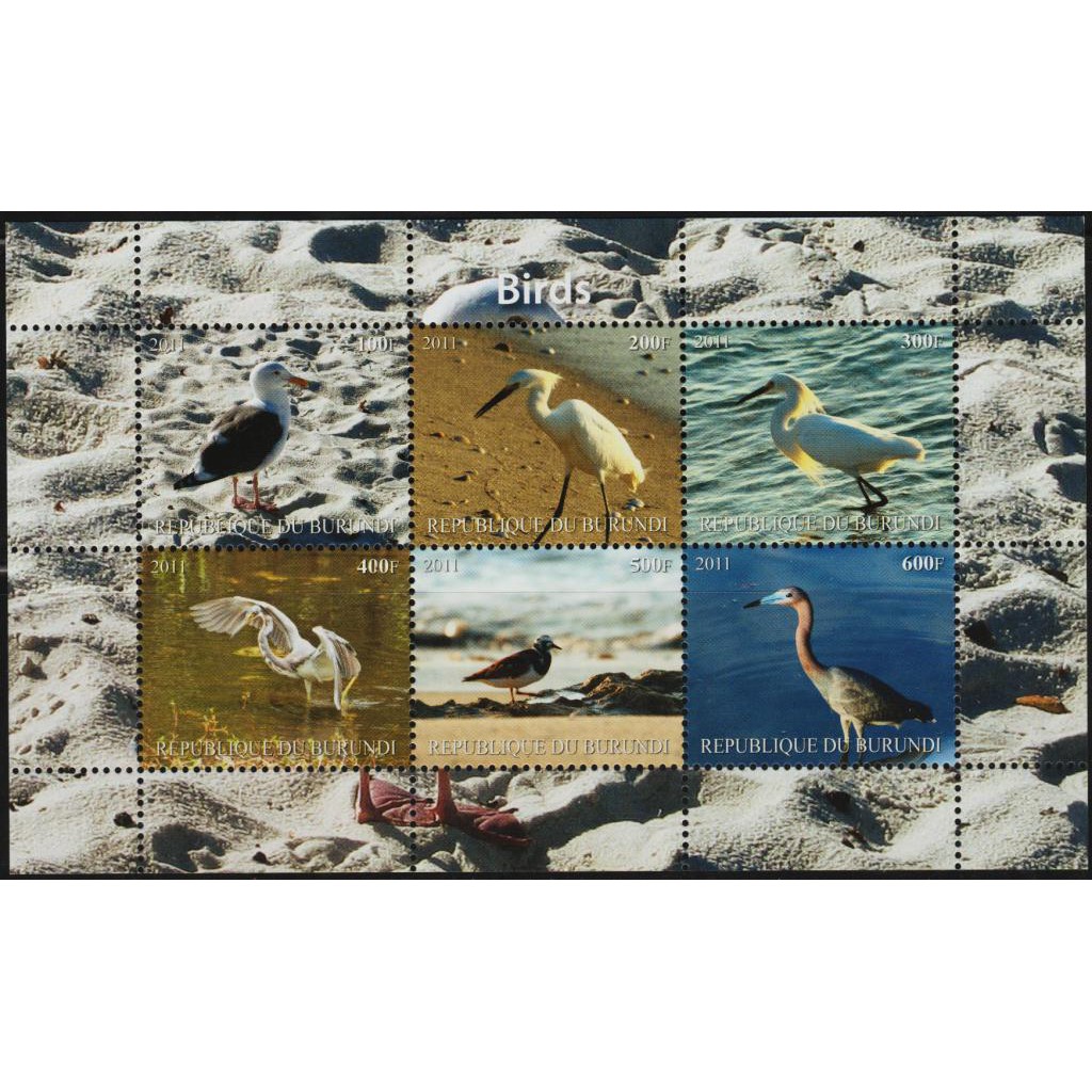 

Perangko Filateli #11336 - Burundi MNH Miniature Sheet Perf 2011 Birds #1