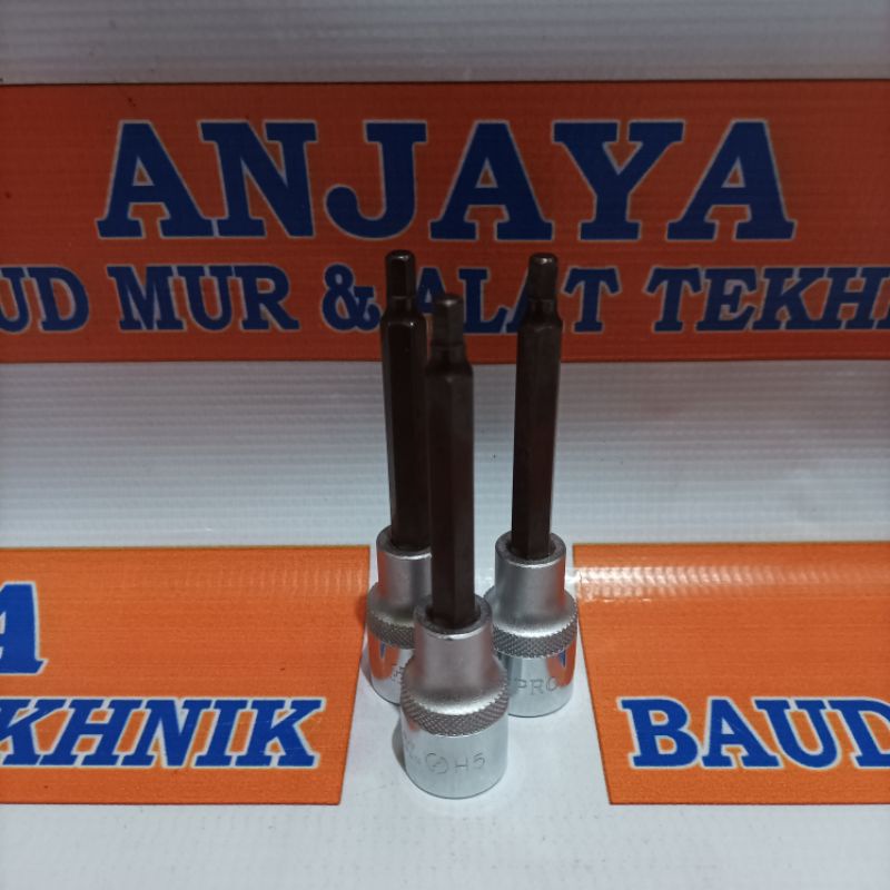 Lippro Socket Hex Panjang 1/2" 5mm