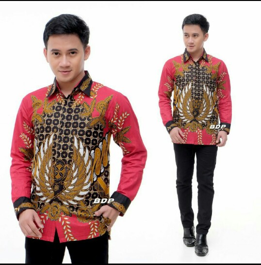 Kemeja Batik Lengan Panjang Modern | M L Xl Xxl | Batikputramas1