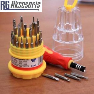 Obeng Set 31 in1 Screwdriver Handphone Elektronik HP-1