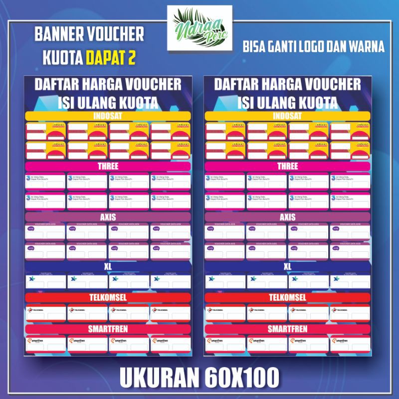 Banner Konter Voucher Kuota Dapat 2
