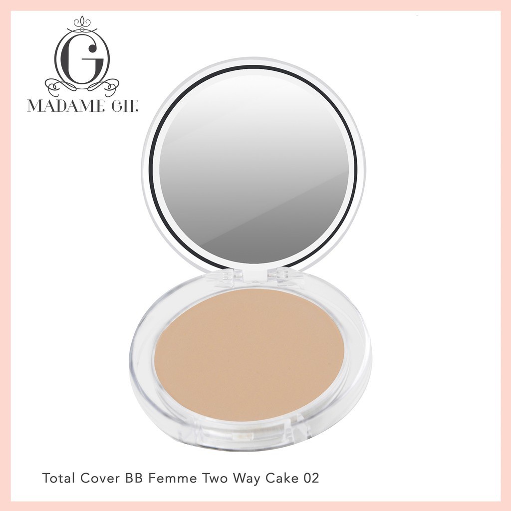 MADAME GIE TOTAL COVER TWO WAY CAKE  9.5GR