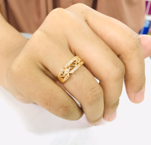 Cincin wanita // cincin //cincin replika berlian //cincin lapis emas //