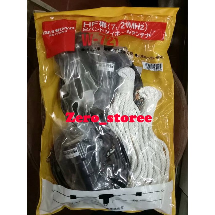 ANTENA DIAMOND W721 W-721 W 721 ORI Diamond Dipole balun Bu-50 BU 50 antena bentang