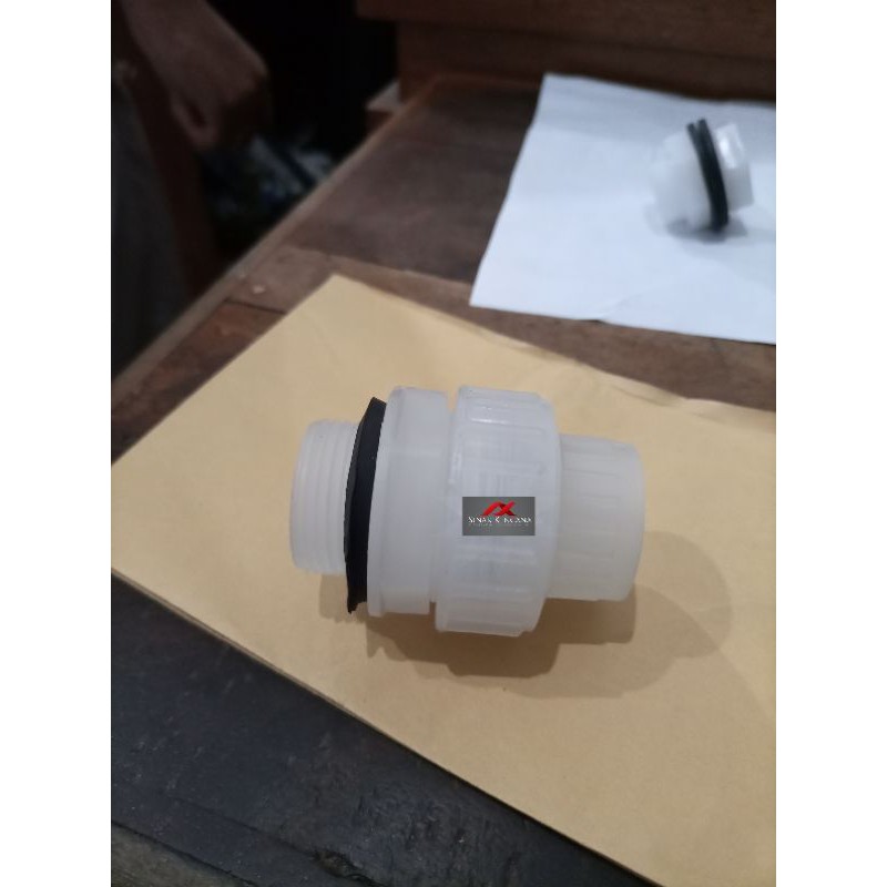 watermur 1 x 1/2 clear bening