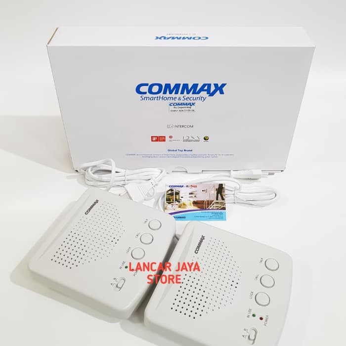 Intercom Commax Wireless Wi-2B Putih Interphone Wireless Commax WI2B