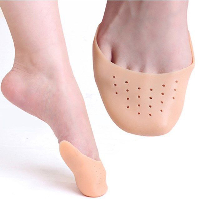 Silicone Gel Dance Point Pads untuk Ballet Dancing Toe Kaki Depan Pad Sepatu Sol Sisipkan 1 Pasang