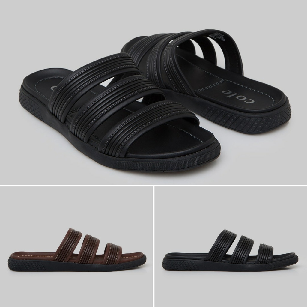 Cole Slipper Triple Strap Sandals Men Original