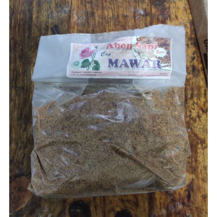 

Abon Sapi Cap Mawar 1 Kg