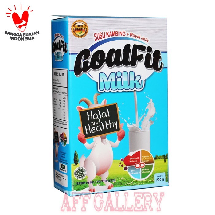 

GoatFit Milk Original Susu Kambing Etawa Plus Madu Syifa 200gr