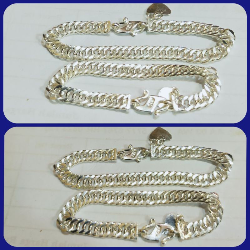 GELANG PERAK / SILVER ANAK2 RANTAI POLOS