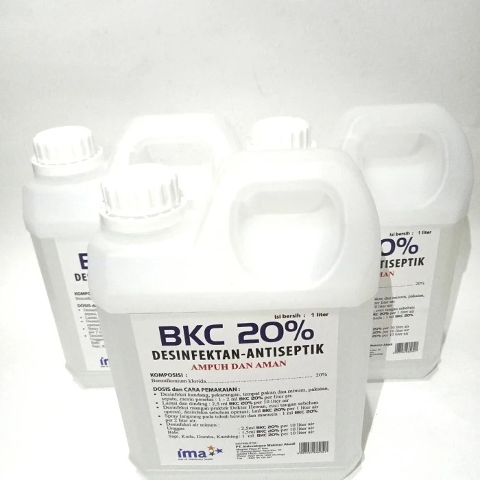 BKC 20% desinfektan dan antiseptik
