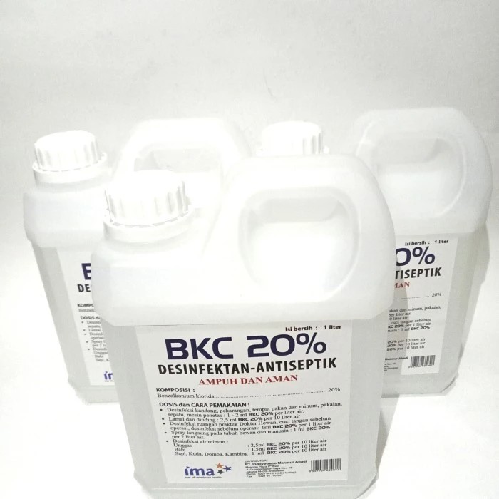 BKC 20% desinfektan dan antiseptik