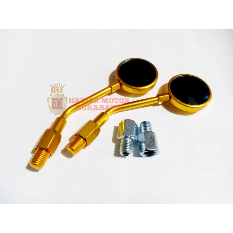 Spion bulat mini kontes Spion bulat warna mini Spion variasi mini Spion cnc bulat mini Spion full cn