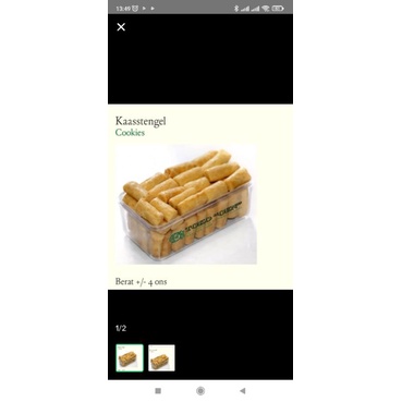 

Roti Kastengel keju Toko Oen Semarang.