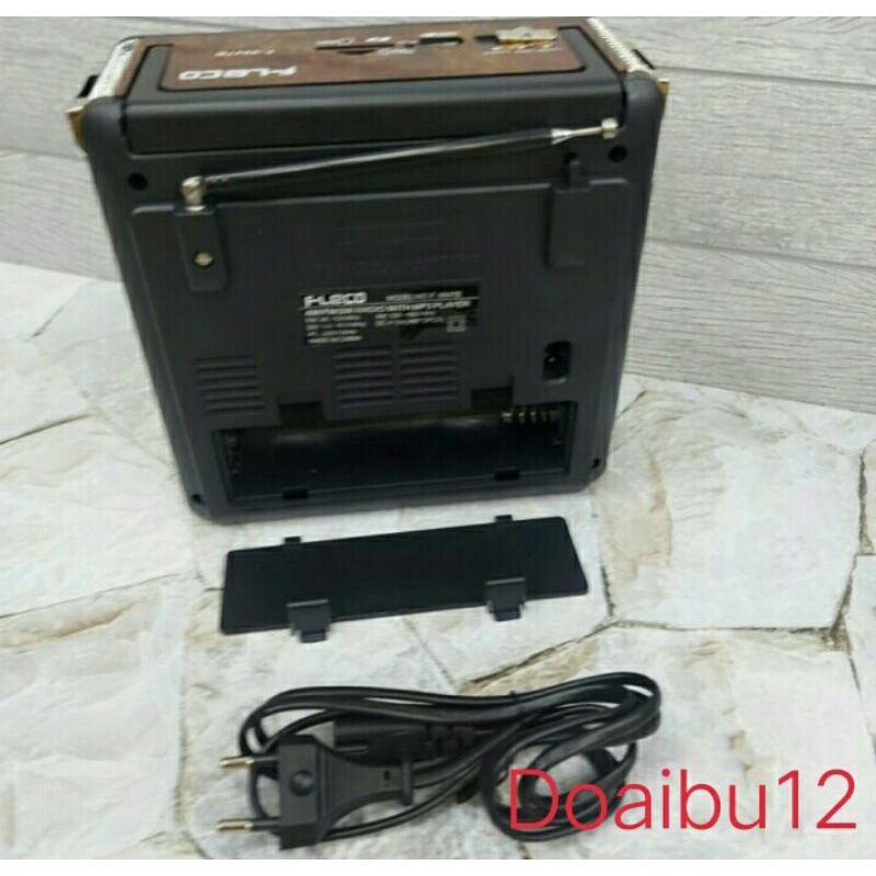 Cod//Bayar ditempat Radio Bluetooth Portable Fleco F-9947B//Radio X BAS//Radio USB Memory Senter