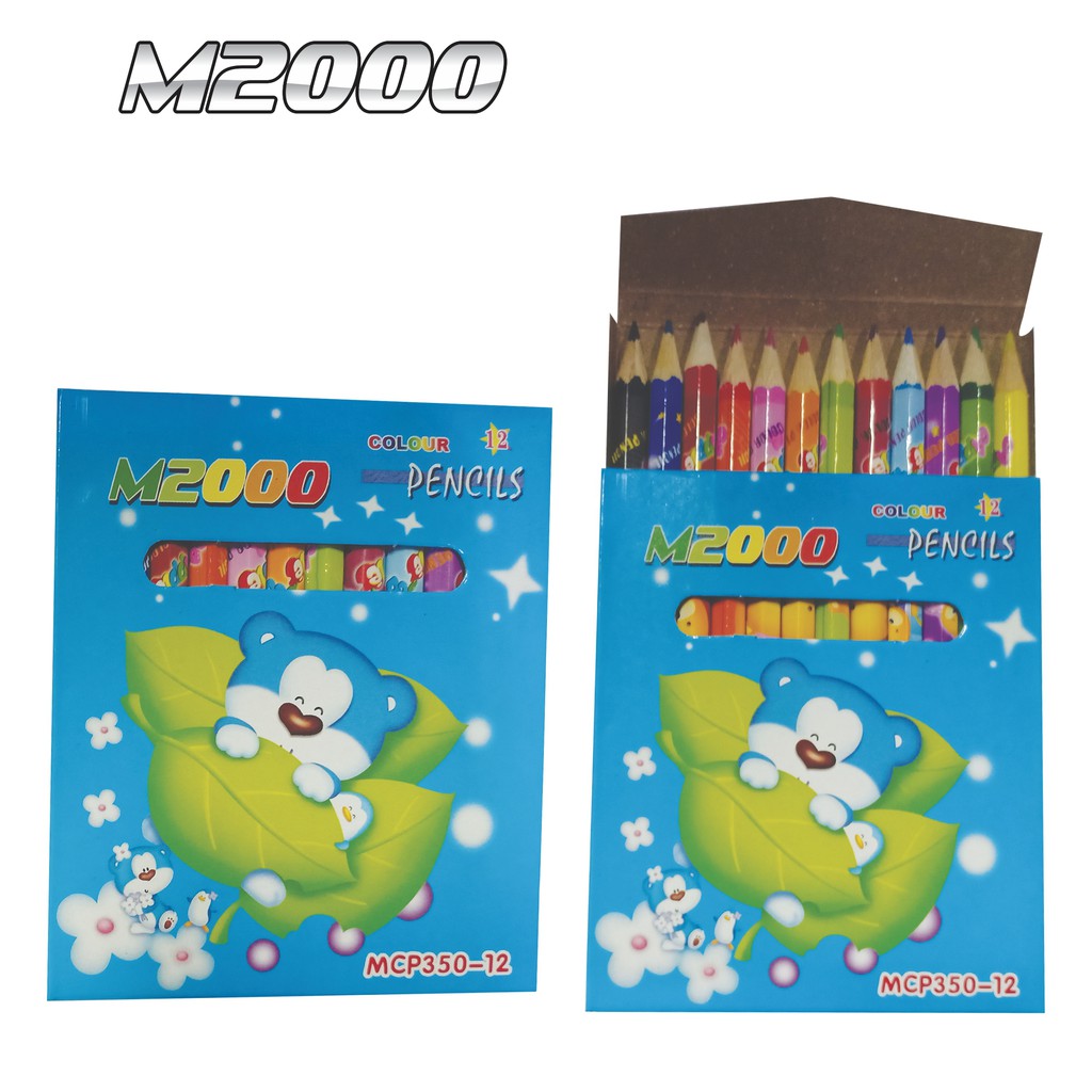

M2000 Pensil Warna M2000 Plastic Colored Pencil 12 Colors MCP350-12 MURAH