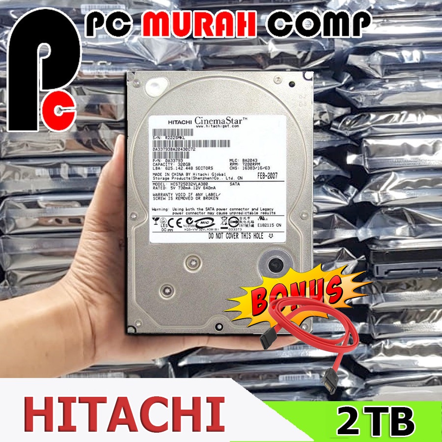 HARDDISK 2TB INTERNAL PC 3.5INCH SATA