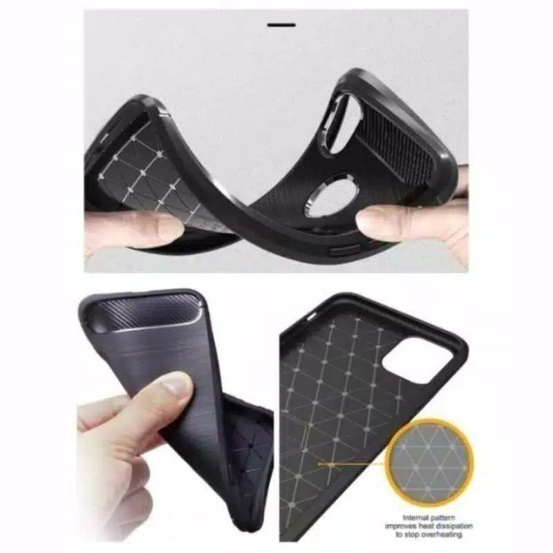 Case VIVO Y20 Y12S Y20i Y12A Y20s Soft Case Ipaky Carbon Premium Casing