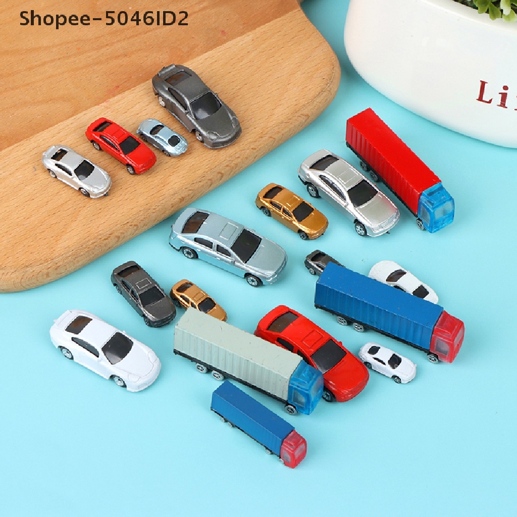 Shopee-5046id2 Mainan Miniatur Truk Kontainer Skala 1: 100-200 Untuk Dekorasi Rumah Boneka