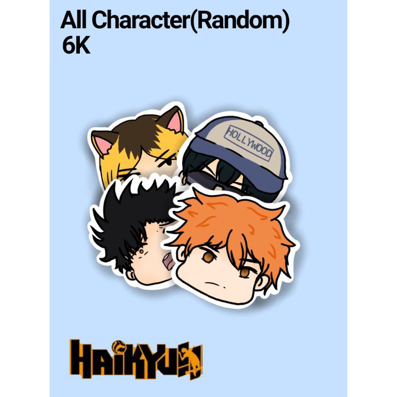 Jual Sticker Anime Haikyuustiker Aesthetic Shopee Indonesia 0544